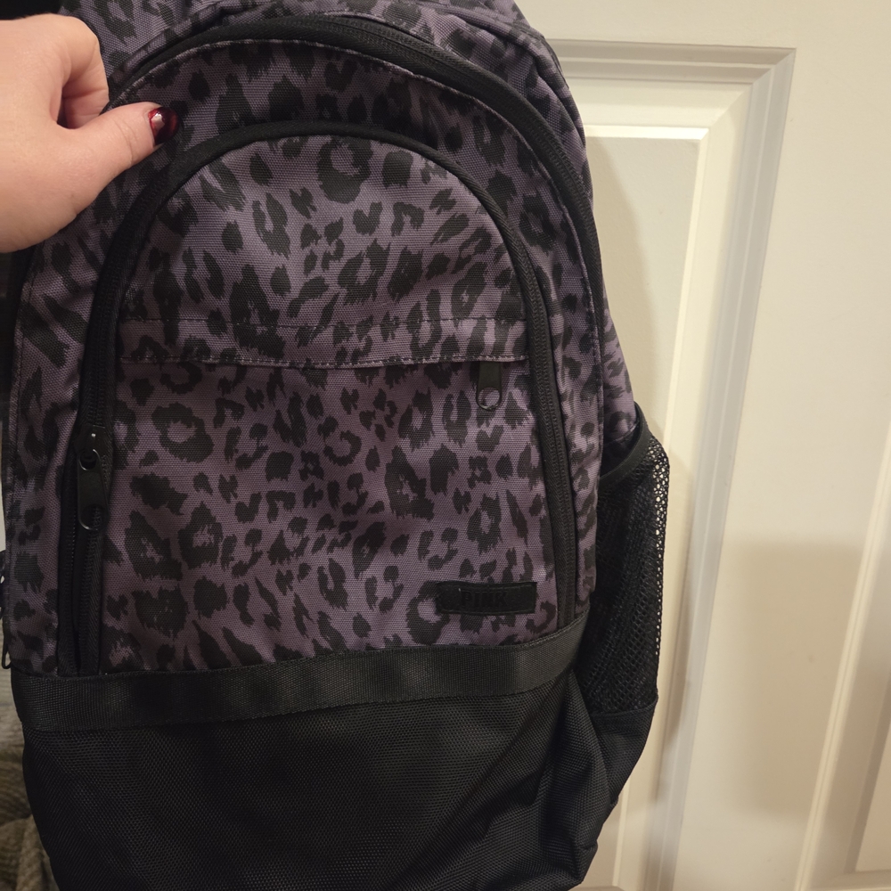 PINK Victoria's Secret Leopard Print Backpack
